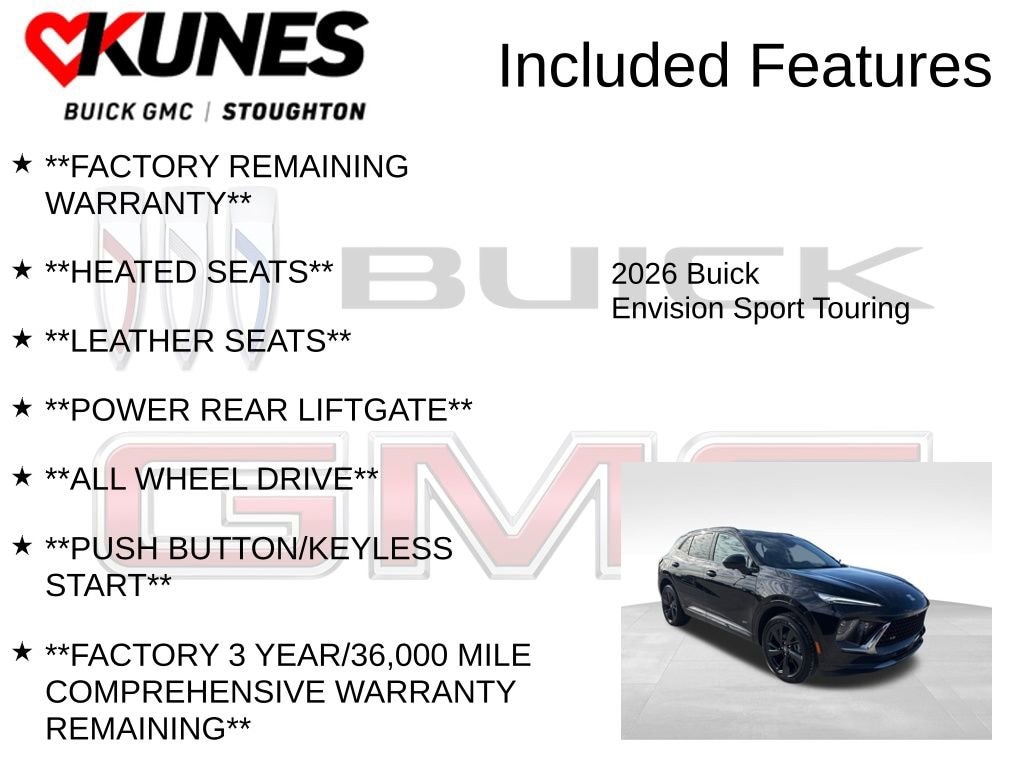 New 2026 Buick Envision Sport Touring SUV