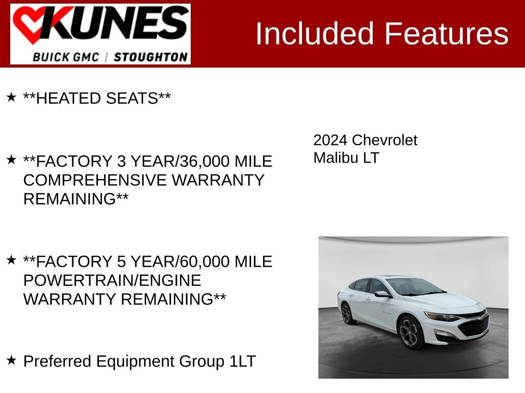 Used 2024 Chevrolet Malibu 1LT Car