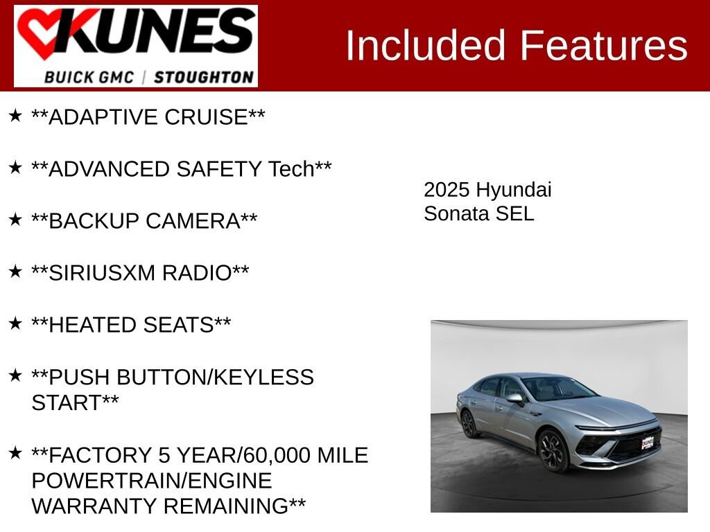 Used 2025 Hyundai Sonata SEL