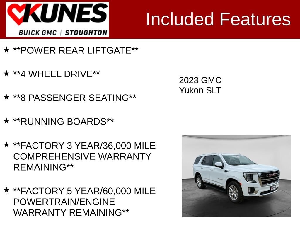 Used 2023 GMC Yukon SLT SUV