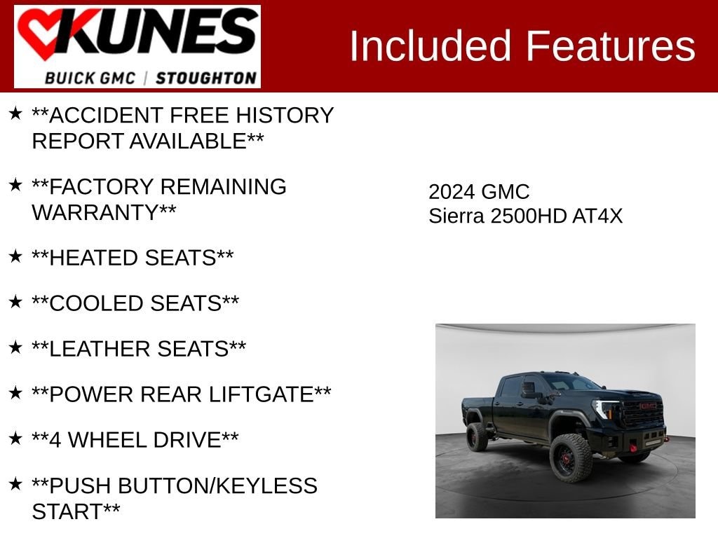 Used 2024 GMC Sierra 2500 HD AT4X Truck