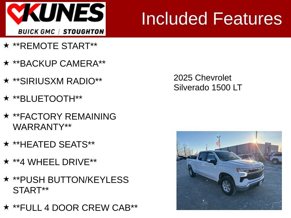 Used 2025 Chevrolet Silverado 1500 LT Truck