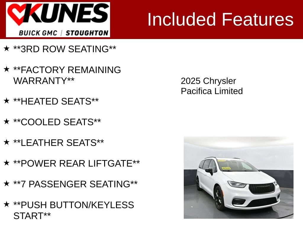 Used 2025 Chrysler Pacifica Limited