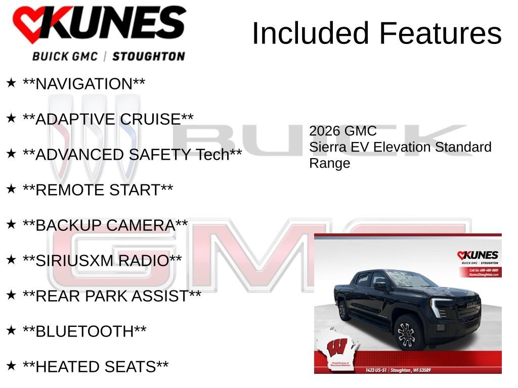 Used 2026 GMC Sierra EV Elevation Standard Range Truck