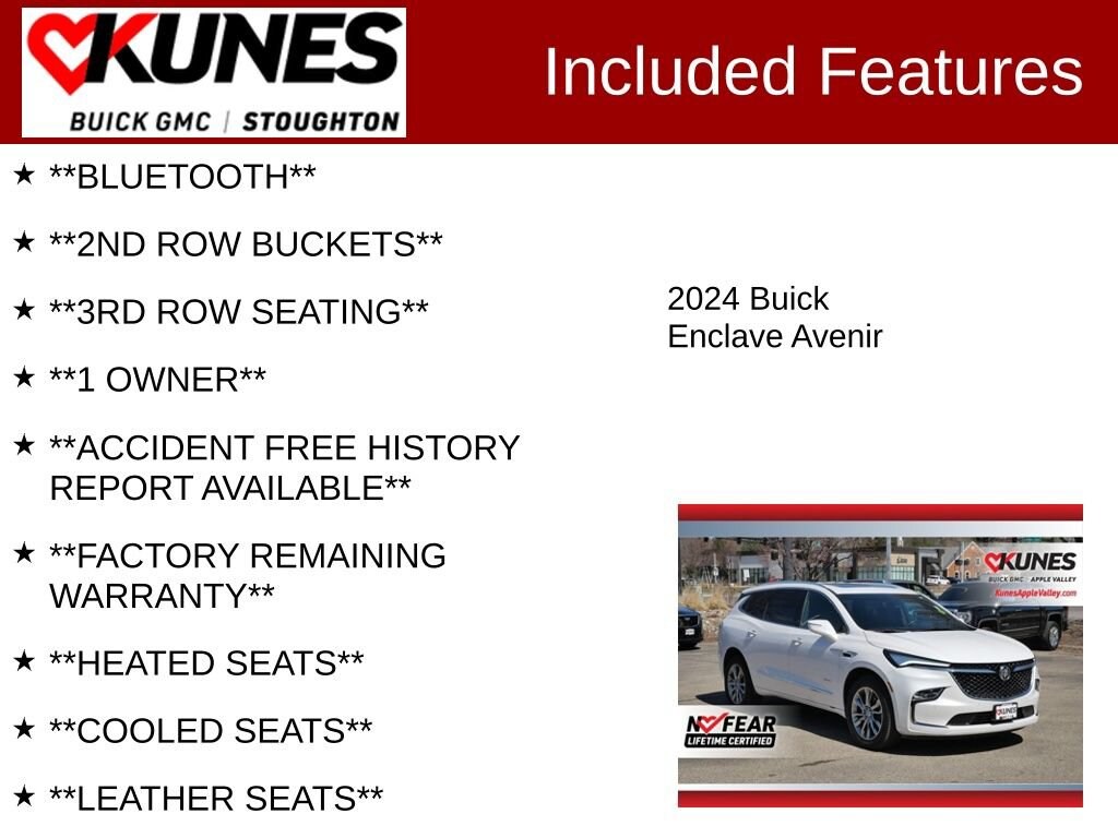 Used 2024 Buick Enclave Avenir SUV