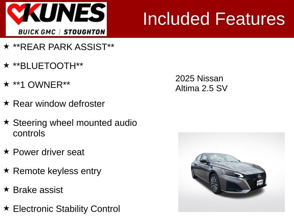 Used 2025 Nissan Altima SV