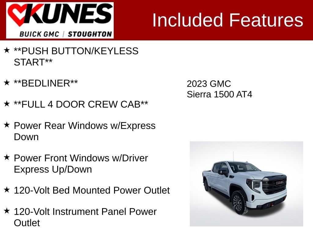 Used 2023 GMC Sierra 1500 AT4 Truck