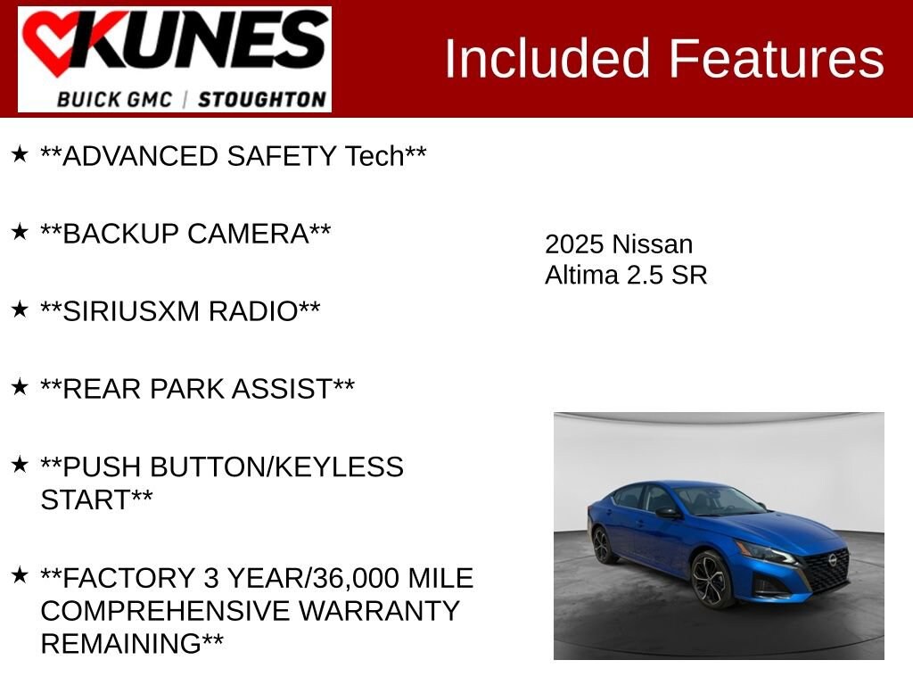 Used 2025 Nissan Altima SR