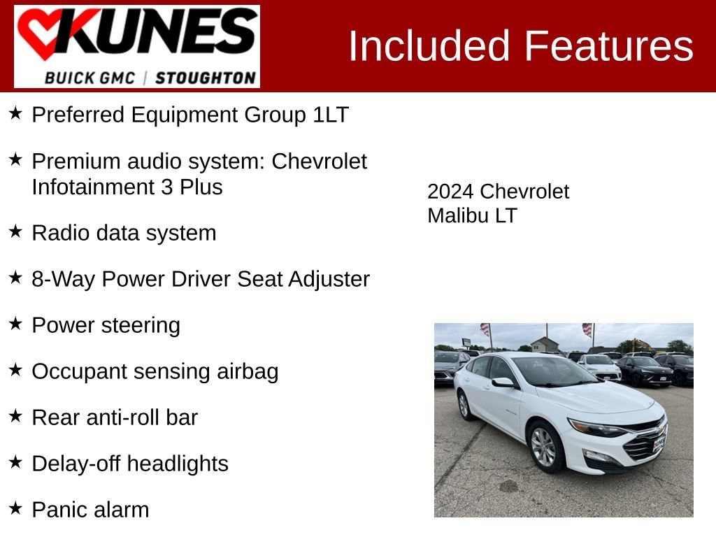Used 2024 Chevrolet Malibu 1LT Car