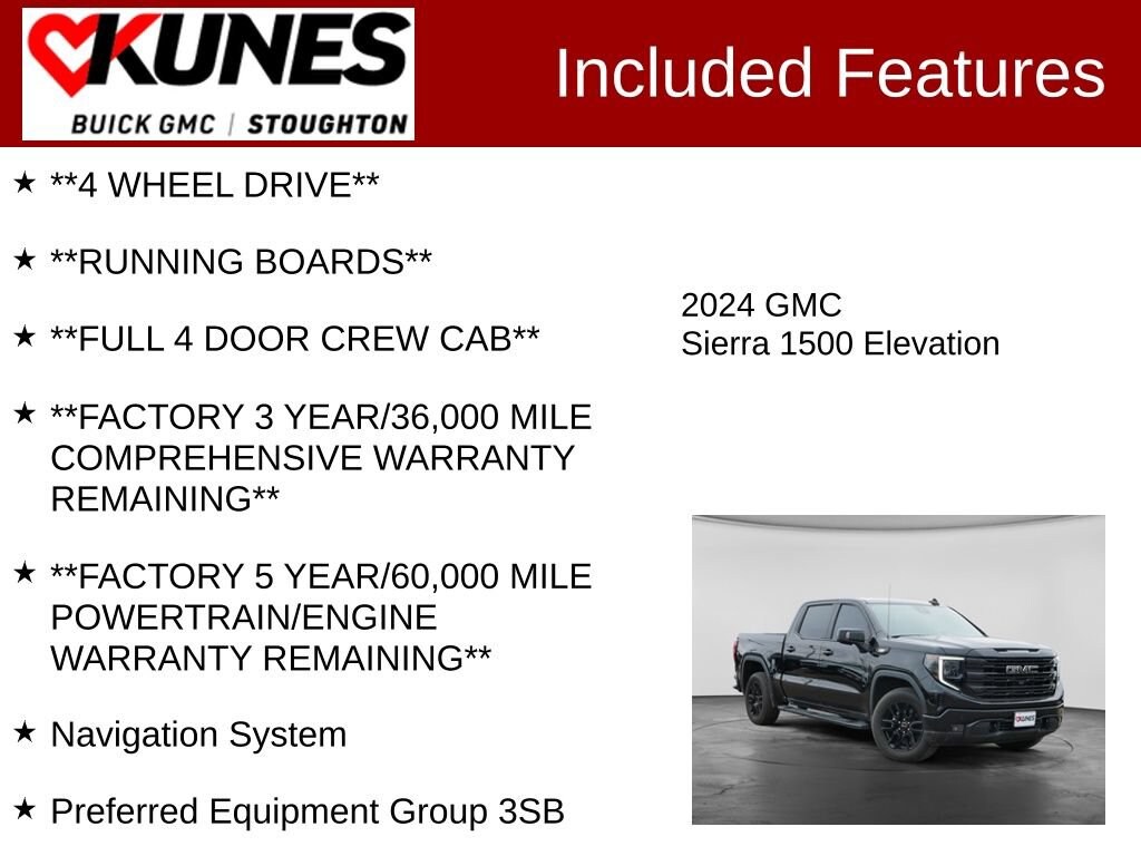 Used 2024 GMC Sierra 1500 Elevation Truck