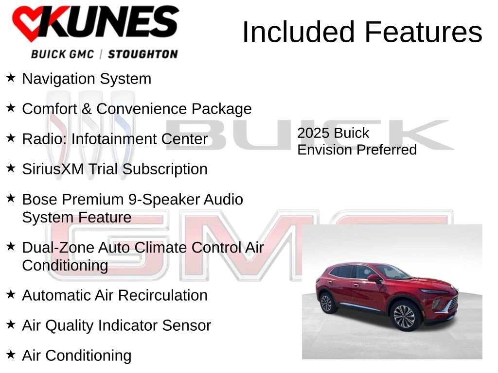New 2025 Buick Envision Preferred SUV