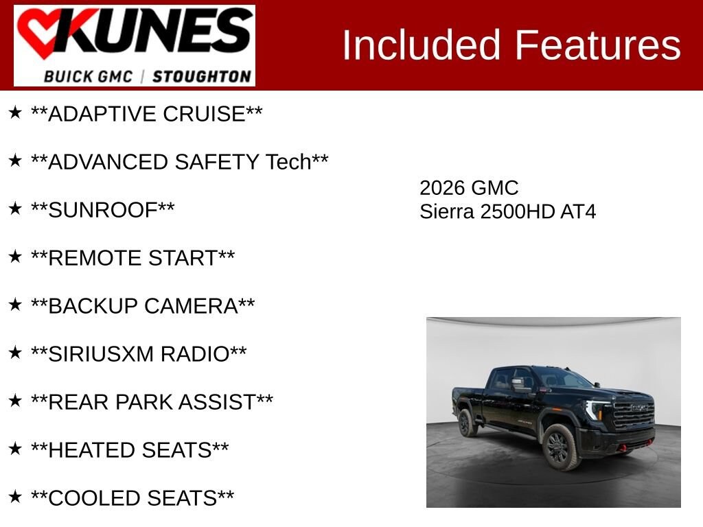 Used 2026 GMC Sierra 2500 HD AT4 Truck