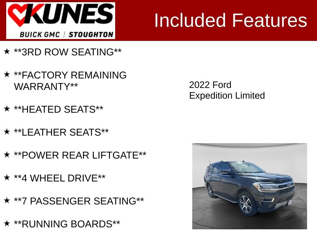 Used 2022 Ford Expedition Limited
