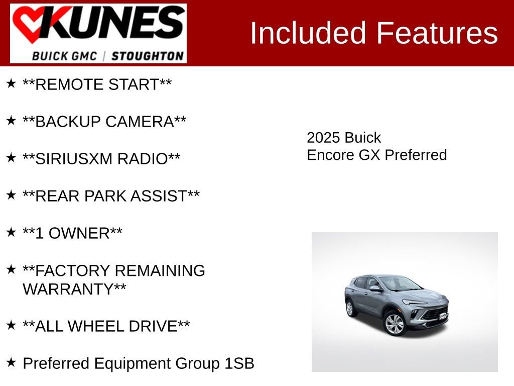 Used 2025 Buick Encore GX Preferred SUV