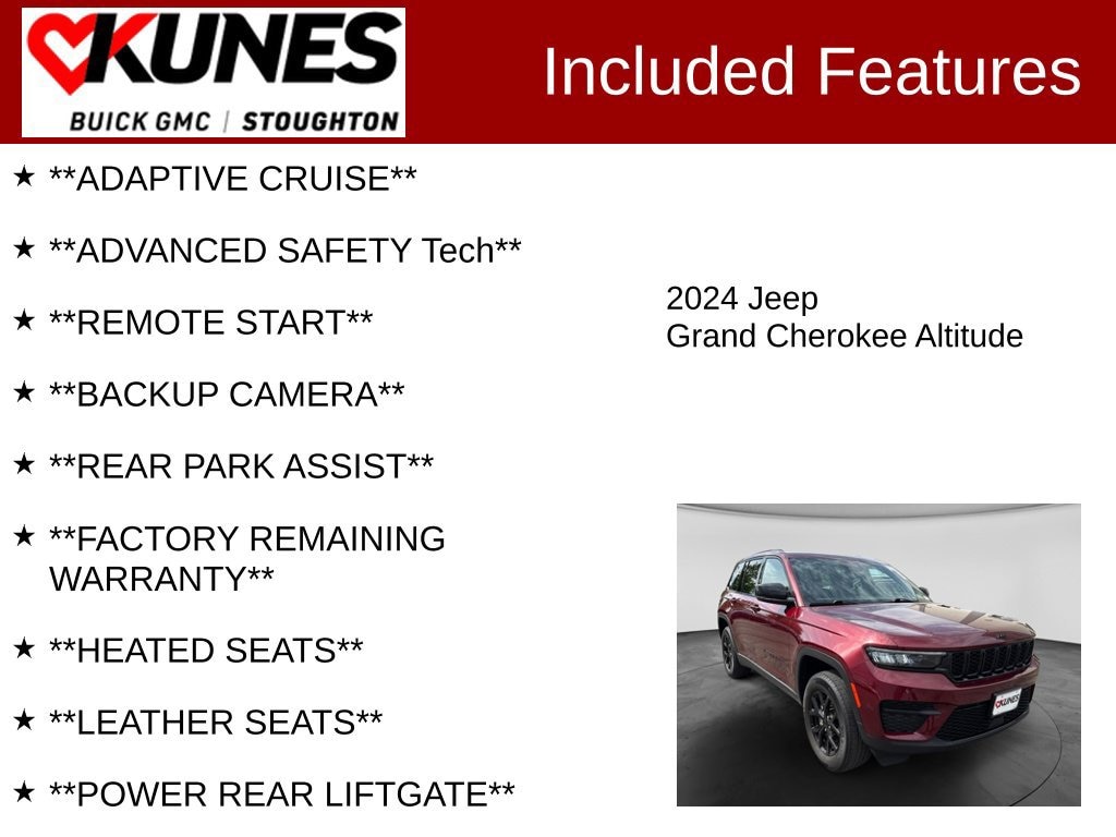 Used 2024 Jeep Grand Cherokee Altitude