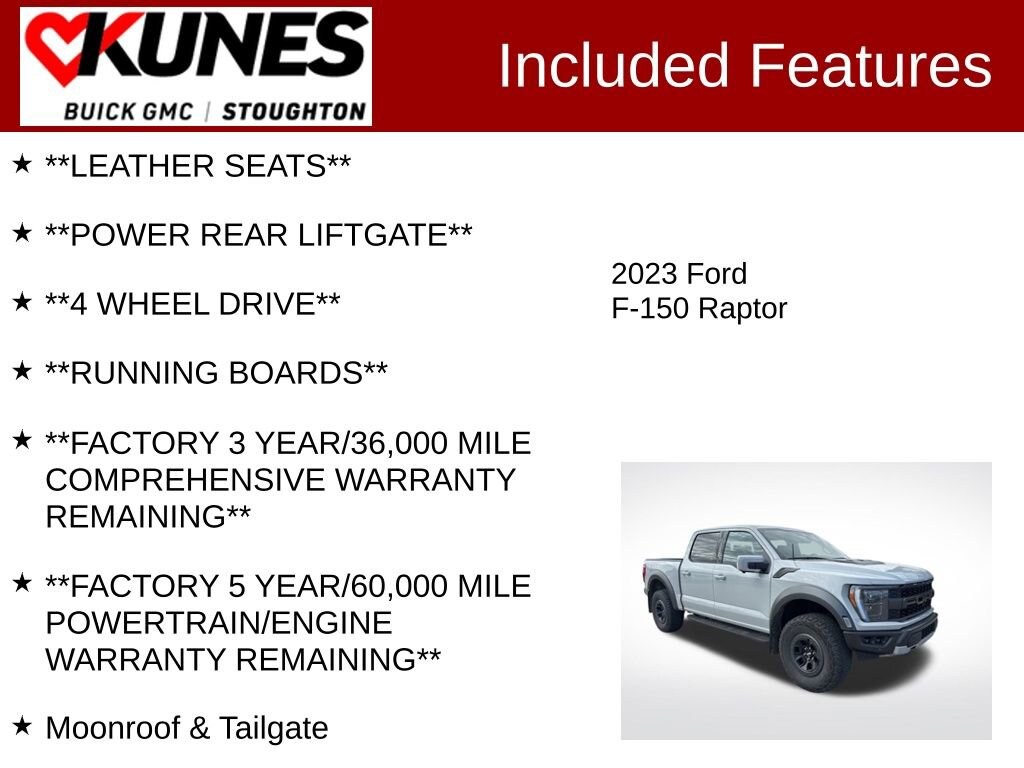 Used 2023 Ford F-150 Raptor