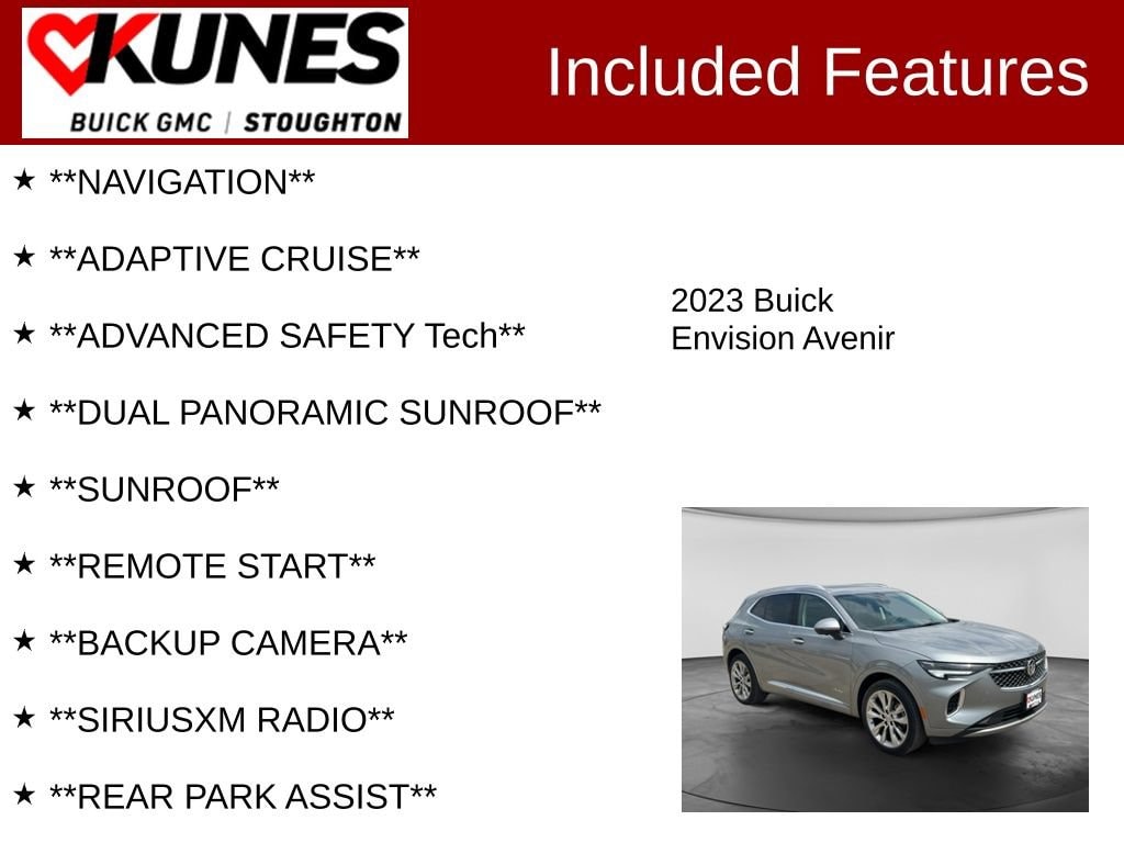 Used 2023 Buick Envision Avenir SUV
