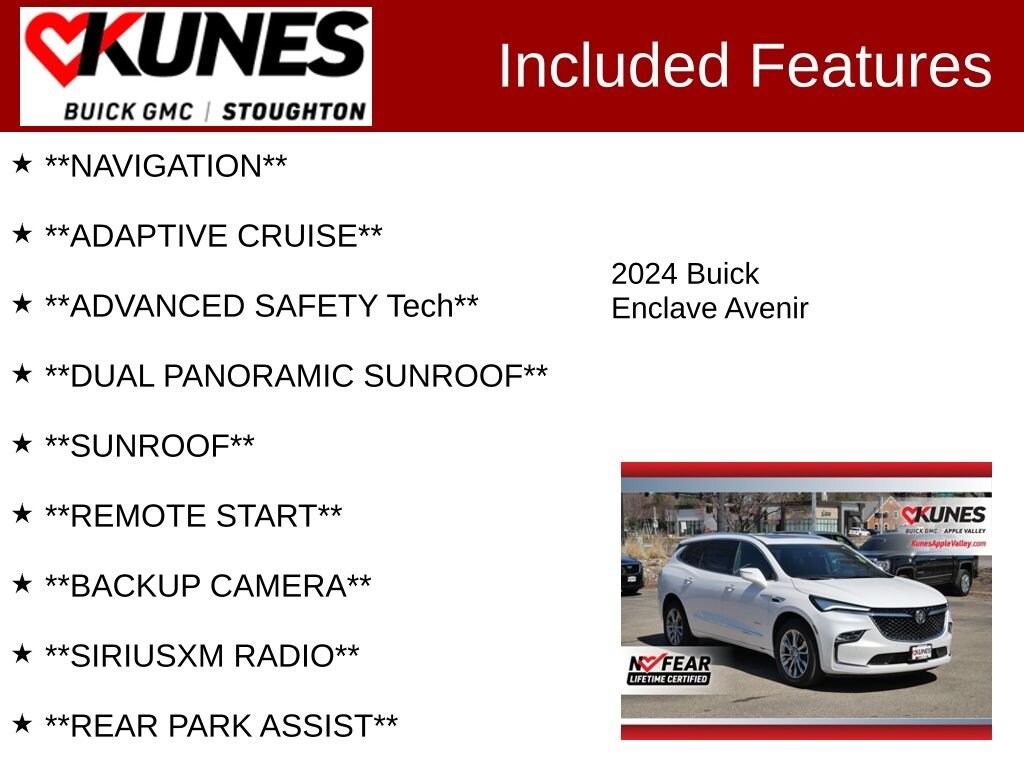 Used 2024 Buick Enclave Avenir SUV