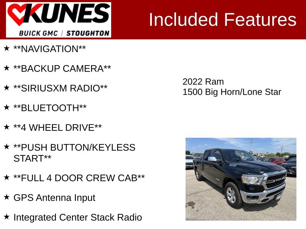 Used 2022 Ram 1500 Big Horn