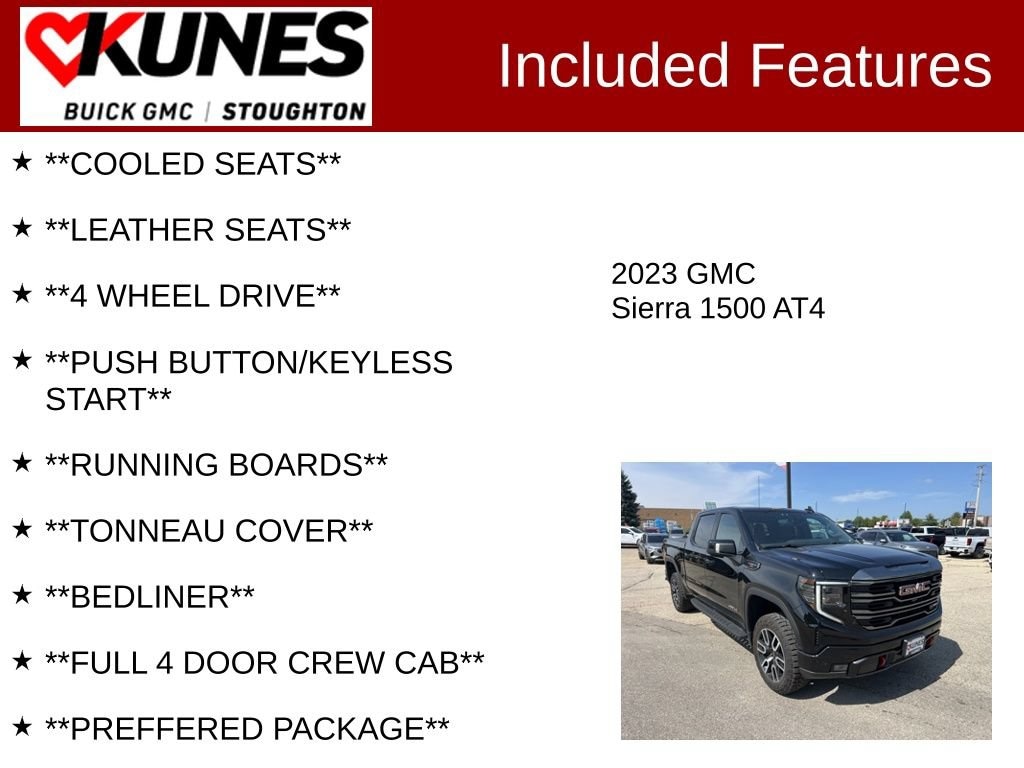 Used 2023 GMC Sierra 1500 AT4 Truck