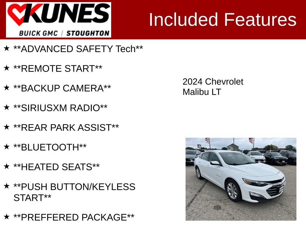Used 2024 Chevrolet Malibu 1LT Car