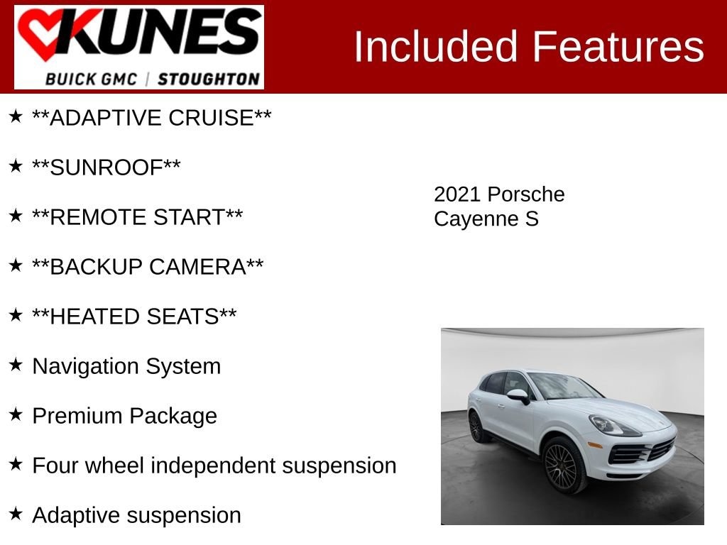 Used 2021 Porsche Cayenne S