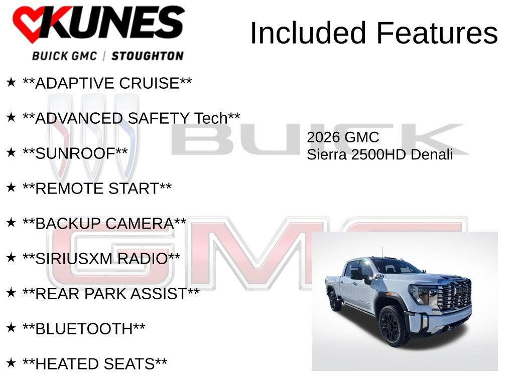New 2026 GMC Sierra 2500 HD Denali Truck