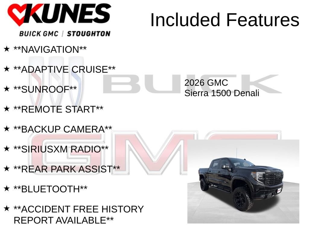 New 2026 GMC Sierra 1500 Denali Truck