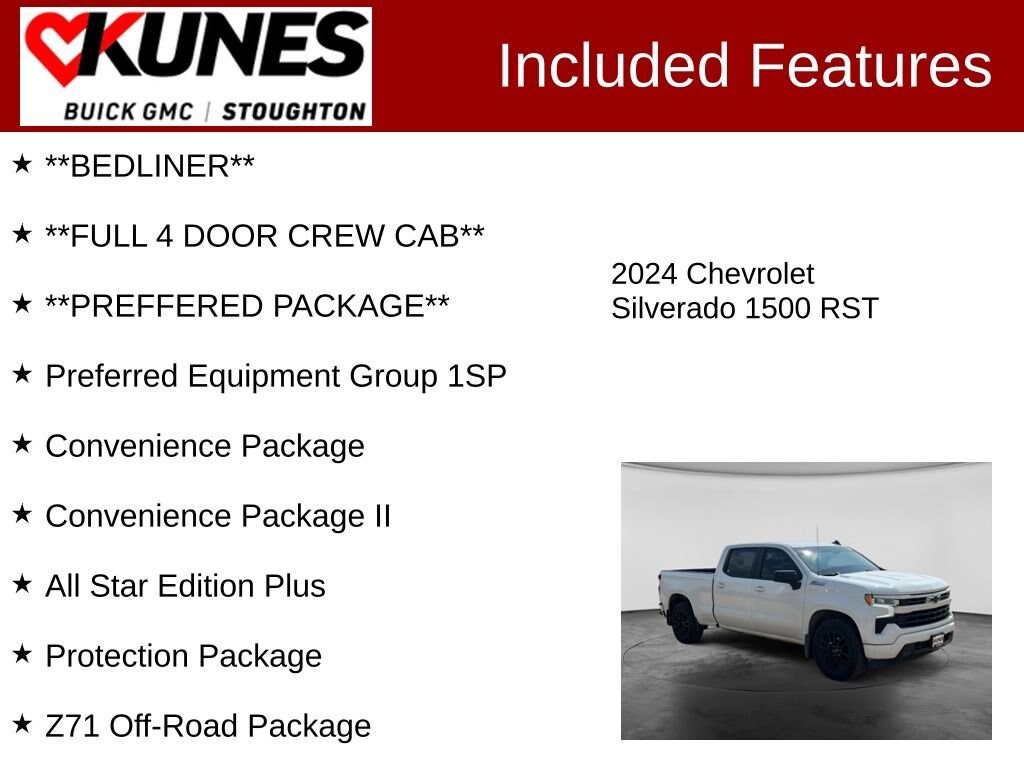 Used 2024 Chevrolet Silverado 1500 RST Truck