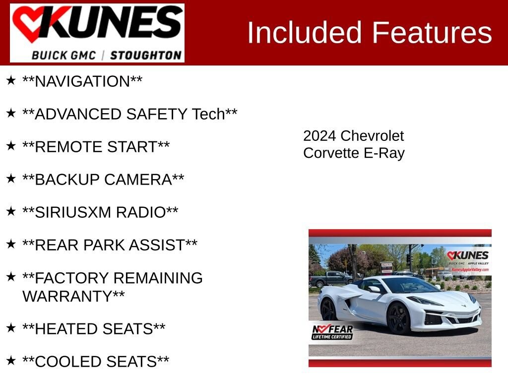 Used 2024 Chevrolet Corvette E-Ray 3LZ Performance