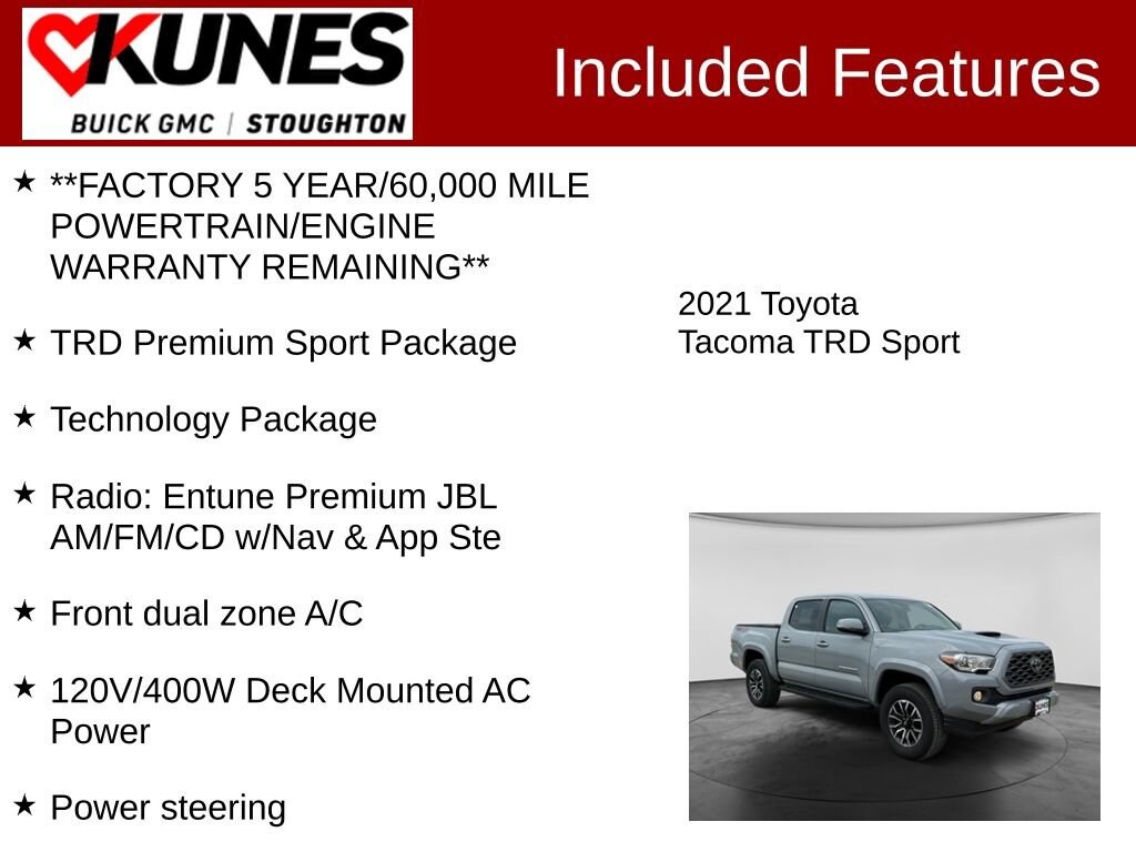 Used 2021 Toyota Tacoma 4WD SR