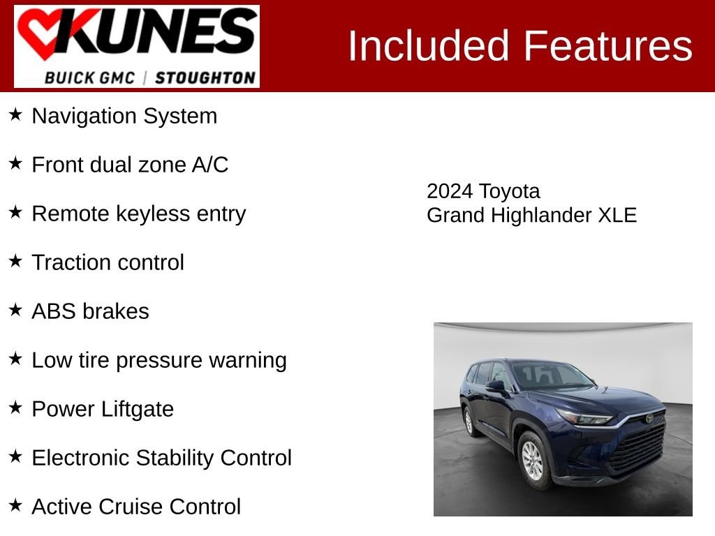 Used 2024 Toyota Grand Highlander XLE