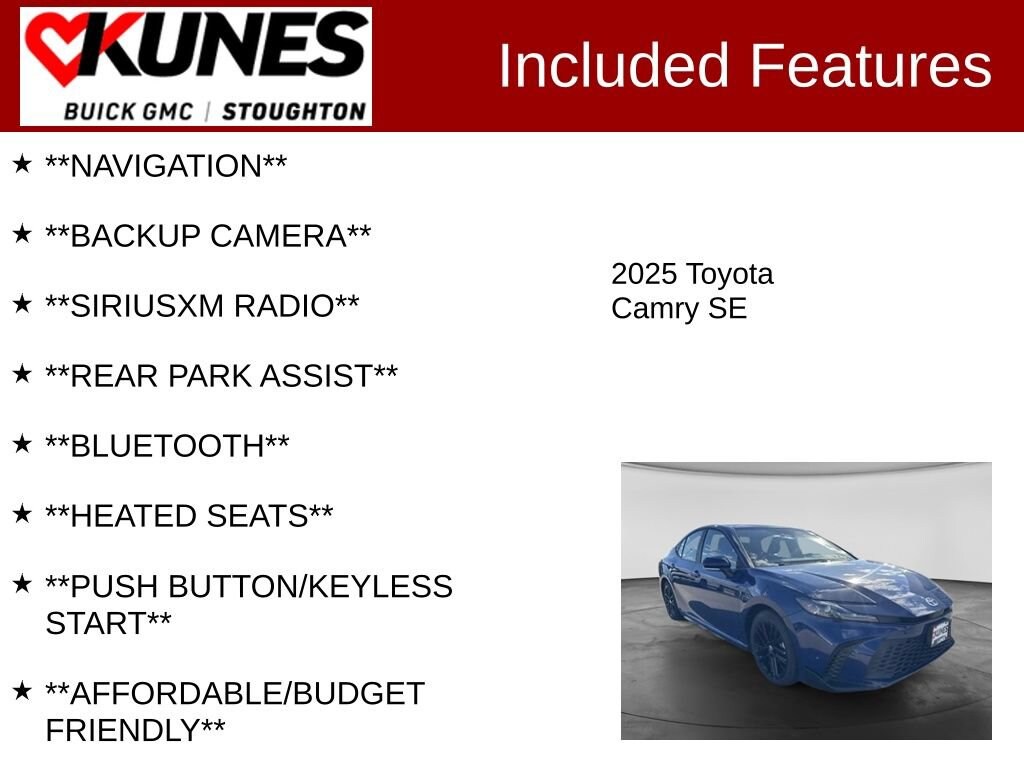 Used 2025 Toyota Camry LE