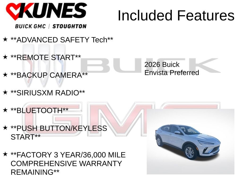 New 2026 Buick Envista Preferred SUV