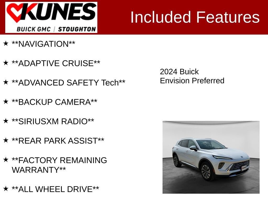 Used 2024 Buick Envision Preferred SUV