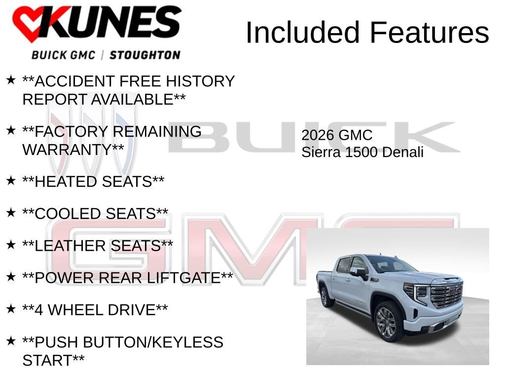 New 2026 GMC Sierra 1500 Denali Truck