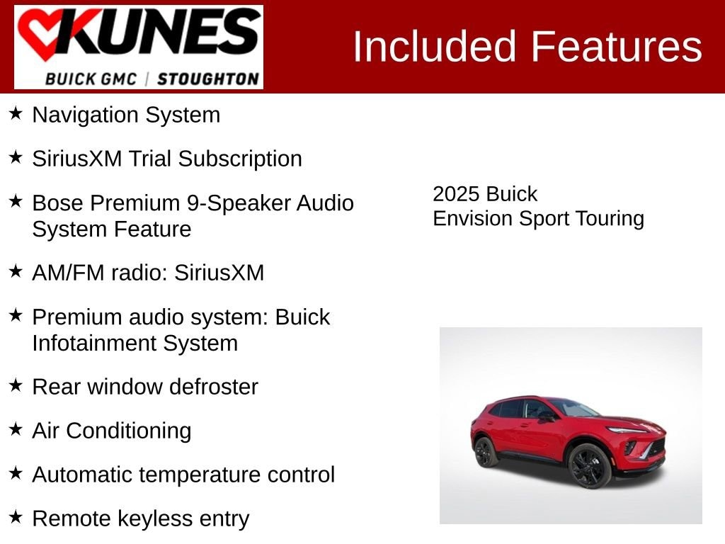 New 2025 Buick Envision Sport Touring SUV