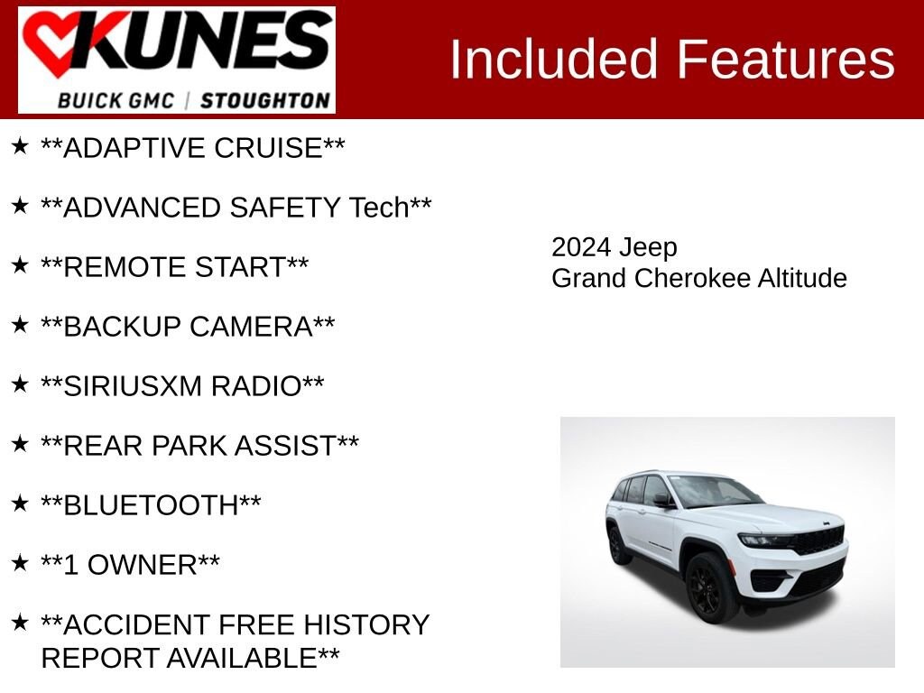 Used 2024 Jeep Grand Cherokee Altitude