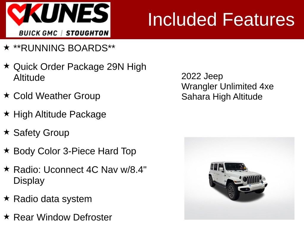 Used 2022 Jeep Wrangler 4xe Unlimited Sahara High Altitude