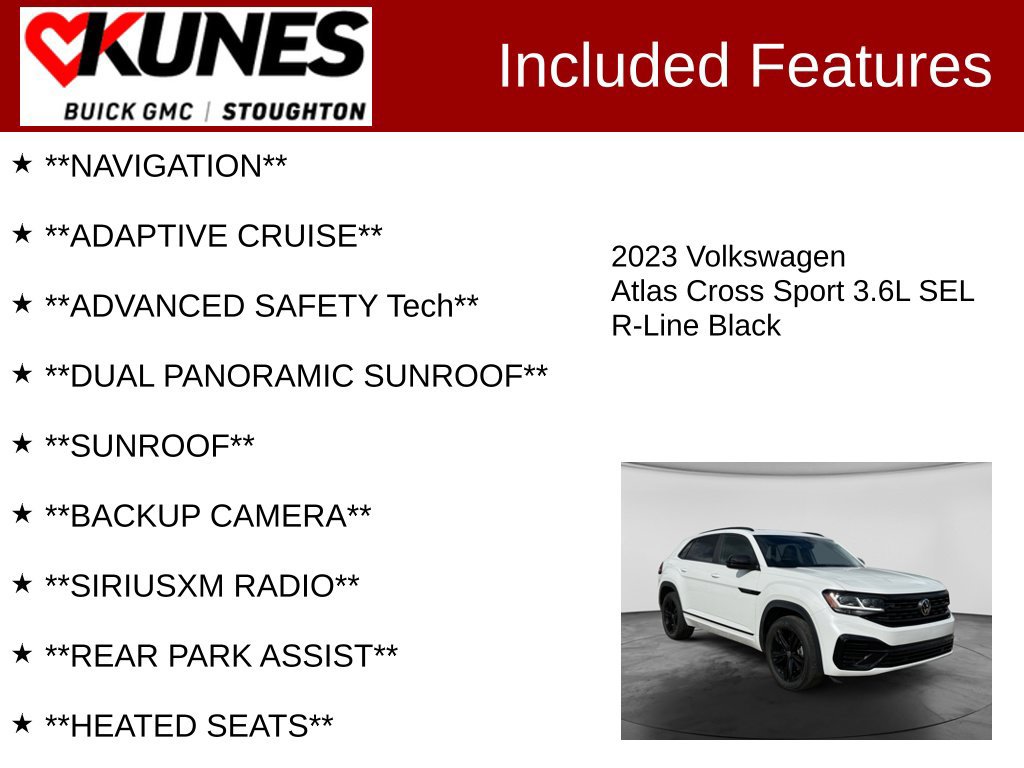 Used 2023 Volkswagen Atlas Cross Sport 3.6L V6 SEL