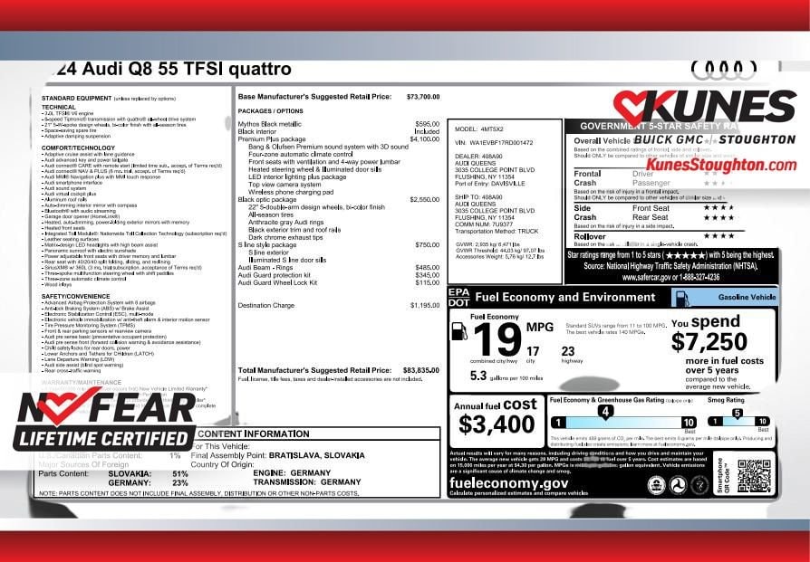 2024 Audi Q8 Premium Plus's photo