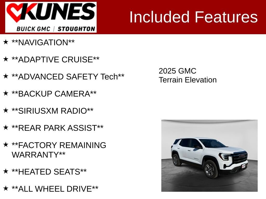 Used 2025 GMC Terrain Elevation SUV