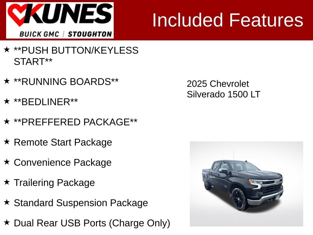 Used 2025 Chevrolet Silverado 1500 LT Truck