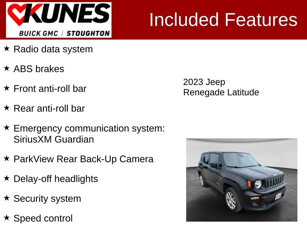 Used 2023 Jeep Renegade Latitude