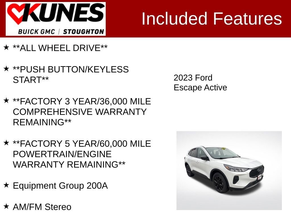 Used 2023 Ford Escape Active