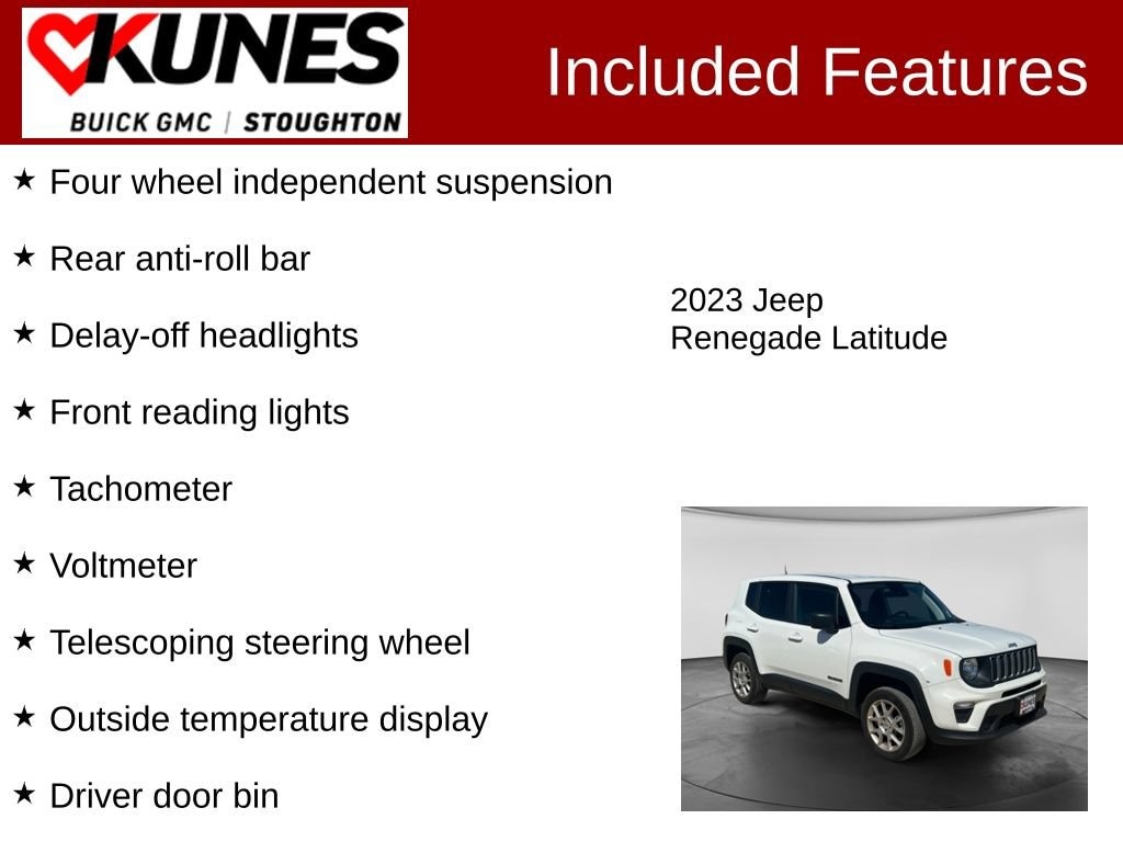 Used 2023 Jeep Renegade Latitude