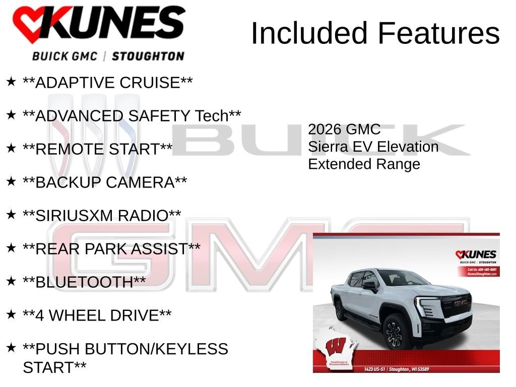 Used 2026 GMC Sierra EV Elevation Extended Range Truck
