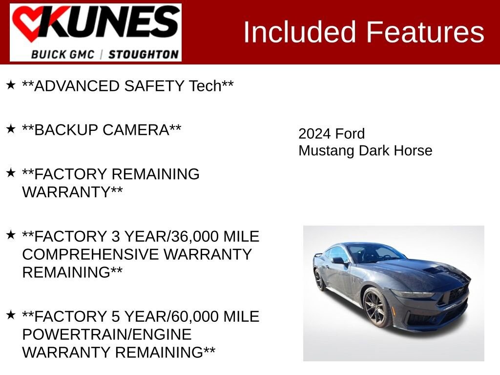 Used 2024 Ford Mustang Dark Horse