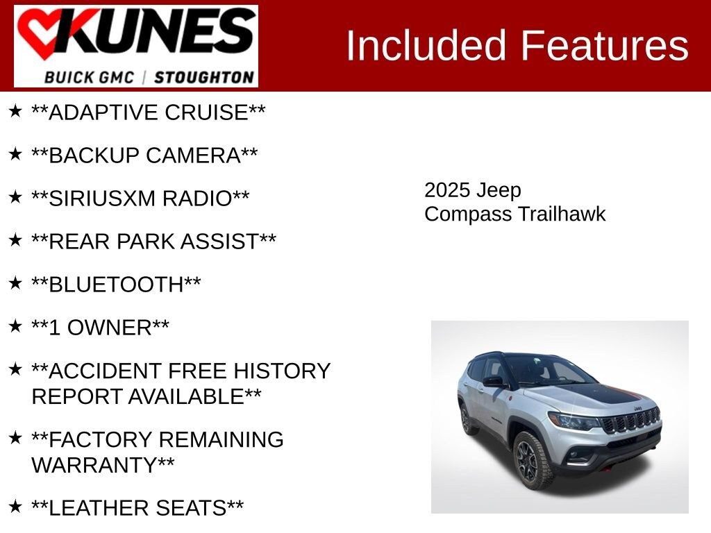 Used 2025 Jeep Compass Trailhawk