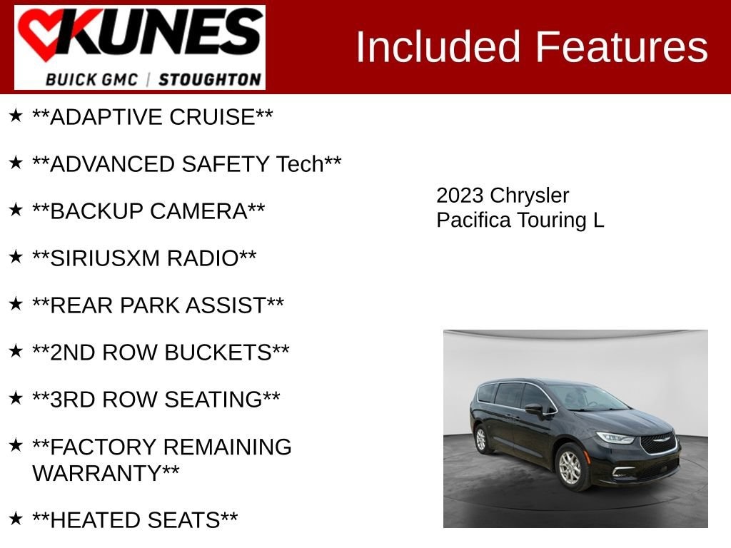 Used 2023 Chrysler Pacifica Touring L